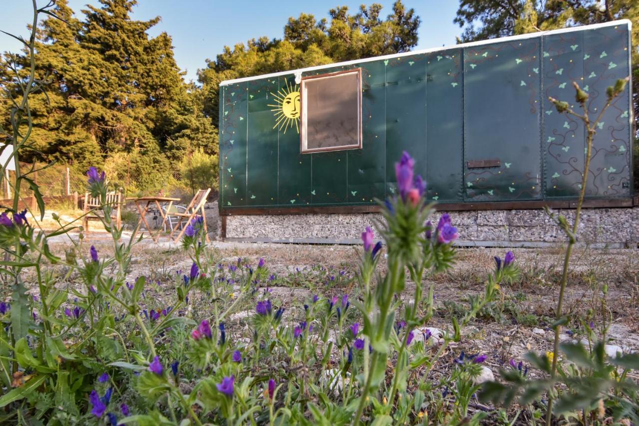 Drolma Ling Nature Cabins Theológos Екстериор снимка