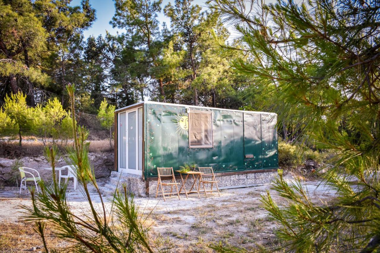 Drolma Ling Nature Cabins Theológos Екстериор снимка