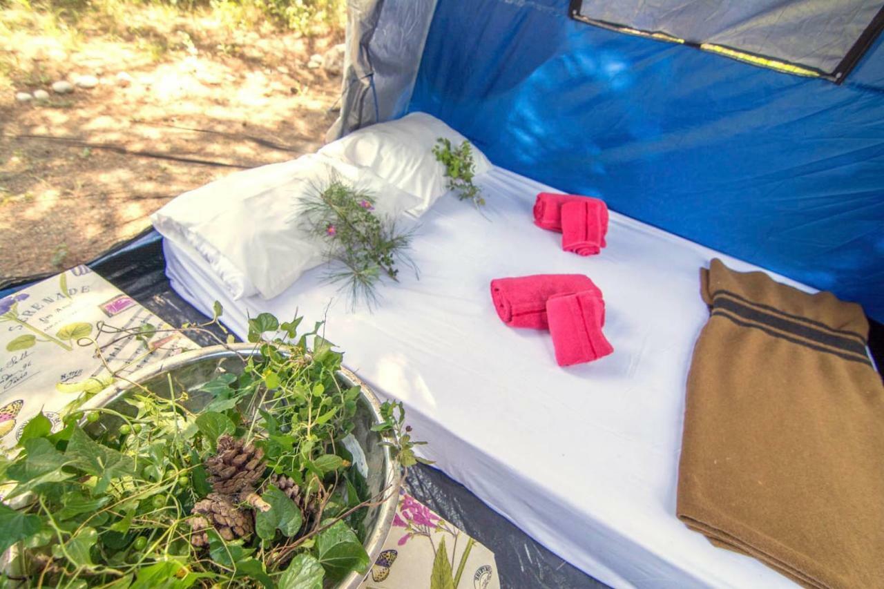 Drolma Ling Nature Cabins Theológos Екстериор снимка
