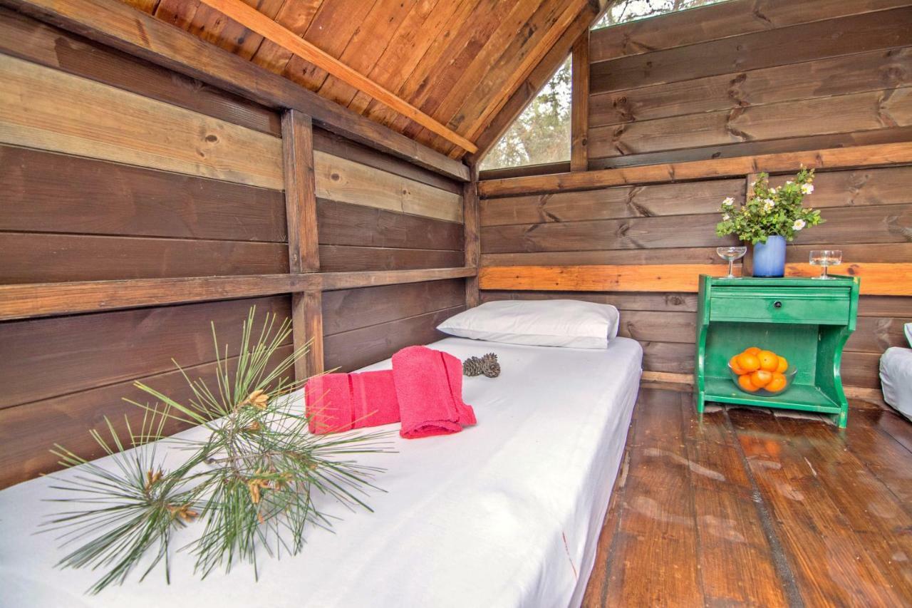Drolma Ling Nature Cabins Theológos Екстериор снимка